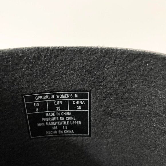 Guess Boots Womens Size 8 Black Booties Slip On Rubber Rain Boot GF Kirklin - Picture 12 of 16